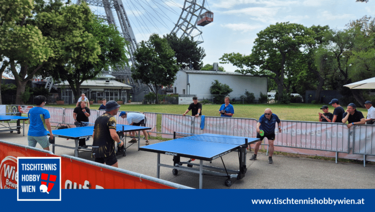 Tischtennis-Aktivitäten durch den Verein Tischtennis Hobby Wien bringen Leben auf die zahlreichen öffentlichen Tischtennisplätze und andere Sportstätten in Wien. Mit unseren Events tragen wir dazu bei, den Tischtennissport in der Stadt sichtbarer zu machen und die Begeisterung für diesen Sport weiter zu fördern. Wir freuen uns auf eine noch größere Beteiligung und auf viele weitere spannende Begegnungen!