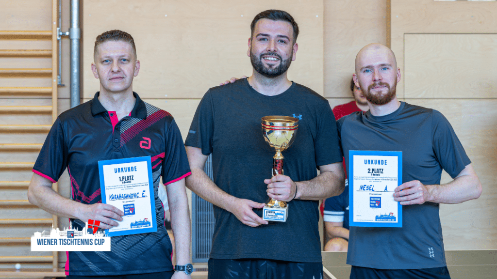 Die Sieger:innen des 4. Events des Wiener Tischtennis Cup 2026 - starke Leistungen und verdiente Erfolge!