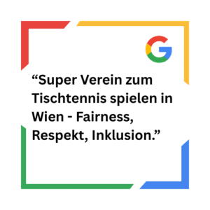 Tischtennis in der Stadt macht den Sport für alle zugänglich und fördert durch regelmäßige Bewegung an der frischen Luft die körperliche Fitness sowie die mentale Entspannung. Indem wir Tischtennis fest in das Wiener Stadtbild integrieren, schaffen wir Orte, an denen man gemeinsam aktiv den Alltag hinter sich lassen kann.