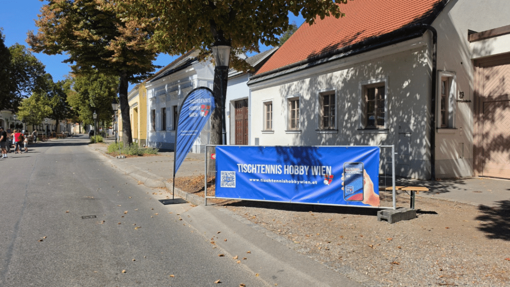 Tischtennis Hobby Wien beim gemeinsamen Spielen im Rahmen der Stammersdorfer Weintage 2026.