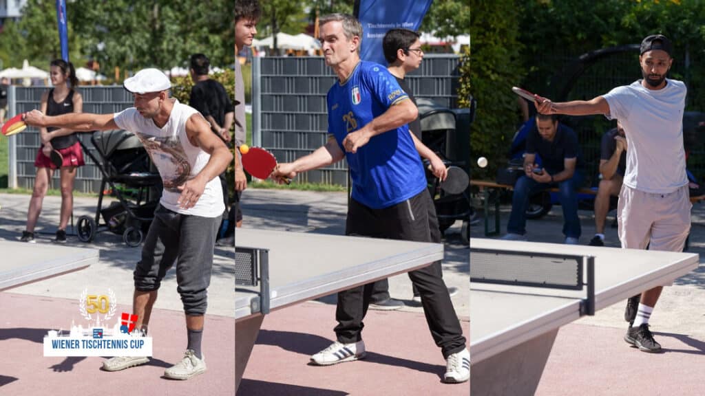 Foto-Impressionen mit Tischtennis-Flair am Tag des Wiener Wohnbaus 2026 in Wien.