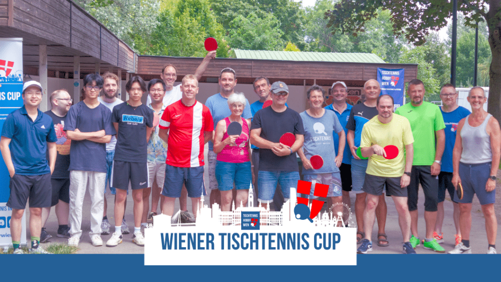 Wer kennt den Donaupark mit seinen Tischtennisplätzen nicht? Natürlich durfte auch dort ein Event des Wiener Tischtennis Cups 2024 nicht fehlen. Am 30. Juni 2024 wurde im Donaupark aufgeschlagen. Mit zahlreichen Stationen in ganz Wien entstand eine Turnierserie, die Hobby-Tischtennisspieler:innen eine bisher nicht dagewesene Vielfalt an unterschiedlichen Spielorten bot.