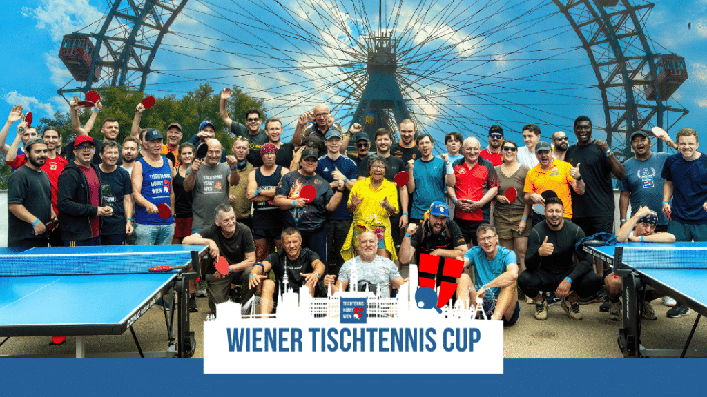 Ein weiteres Highlight des Wiener Tischtennis Cups 2025 war die Rückkehr an eine ganz besondere Wiener Sehenswürdigkeit: das Wiener Riesenrad im Prater. Erneut kamen mehr Teilnehmer als im Vorjahr, während zahlreiche Zuschauer die spannenden Begegnungen verfolgten. Der Wiener Tischtennis Hobby Sport erhielt an diesem Tag eine große öffentliche Bühne und damit zusätzliche Aufmerksamkeit. Ein echtes Highlight der Cup-Saison 2025 - vielen Dank an Prater Wien und Bewegung findet Stadt / Herrn Teuschl für die Unterstützung.