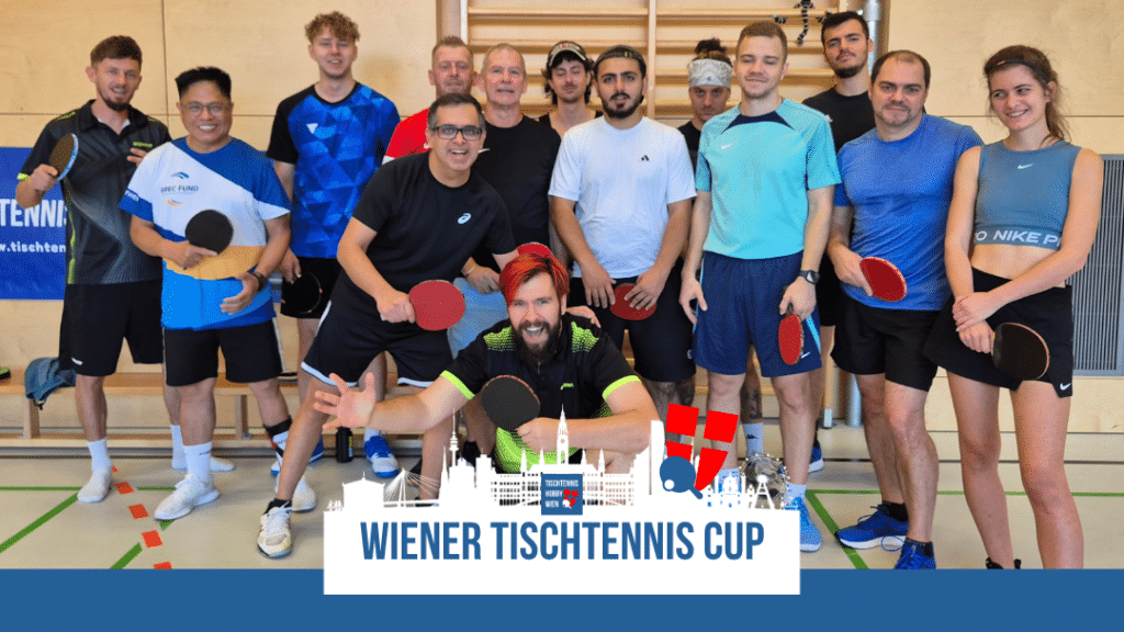 Zurück in der eigenen Tischtennishalle in Wien-Floridsdorf geht der Wiener Tischtennis Cup 2025 in die entscheidende Finalphase. Jeder Punkt zählt für das Gesamtranking und macht die Begegnungen besonders spannend. Trotz des sportlichen Ehrgeizes bleibt eines im Mittelpunkt: gemeinsam Tischtennis spielen und Spaß haben.