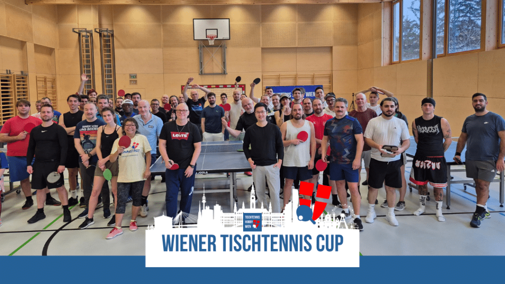 Auf ins Jubiläumsjahr des Wiener Tischtennis Cups! 2026 geht die beliebte Turnierserie bereits in ihr drittes Jahr und richtet sich weiterhin an Hobby-Tischtennisspieler:innen aus Wien und Umgebung. Ein ganz besonderer Meilenstein steht bevor: Das 50. Event des Wiener Tischtennis Cups wird ausgetragen. Wir freuen uns darauf, zum Start ins Jubiläumsjahr wieder zahlreiche Tischtennisspieler:innen begrüßen zu dürfen und gemeinsam Tischtennis in Wien neu zu erleben - 39. Event - 17. Jänner 2026