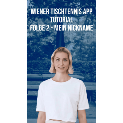 Das Video-Tutorial für die Wiener Tischtennis App erleichtert den Einstieg und zeigt, wie einfach es ist, die nächste Tischtennis-Begegnung in Wien zu finden.