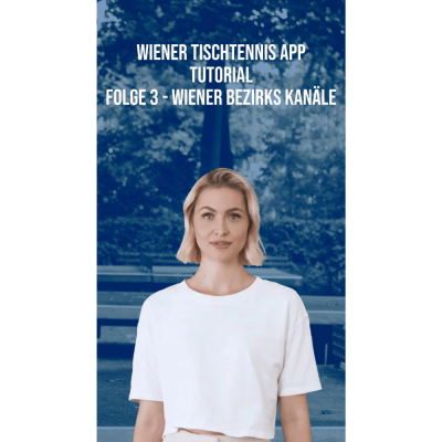 Das Video-Tutorial für die Wiener Tischtennis App erleichtert den Einstieg und zeigt, wie einfach es ist, die nächste Tischtennis-Begegnung in Wien zu finden.
